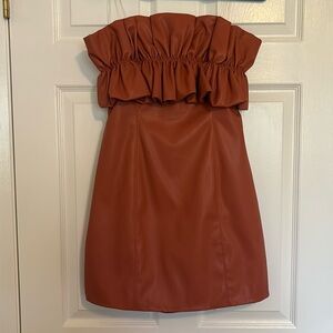 Rust Mini Dress